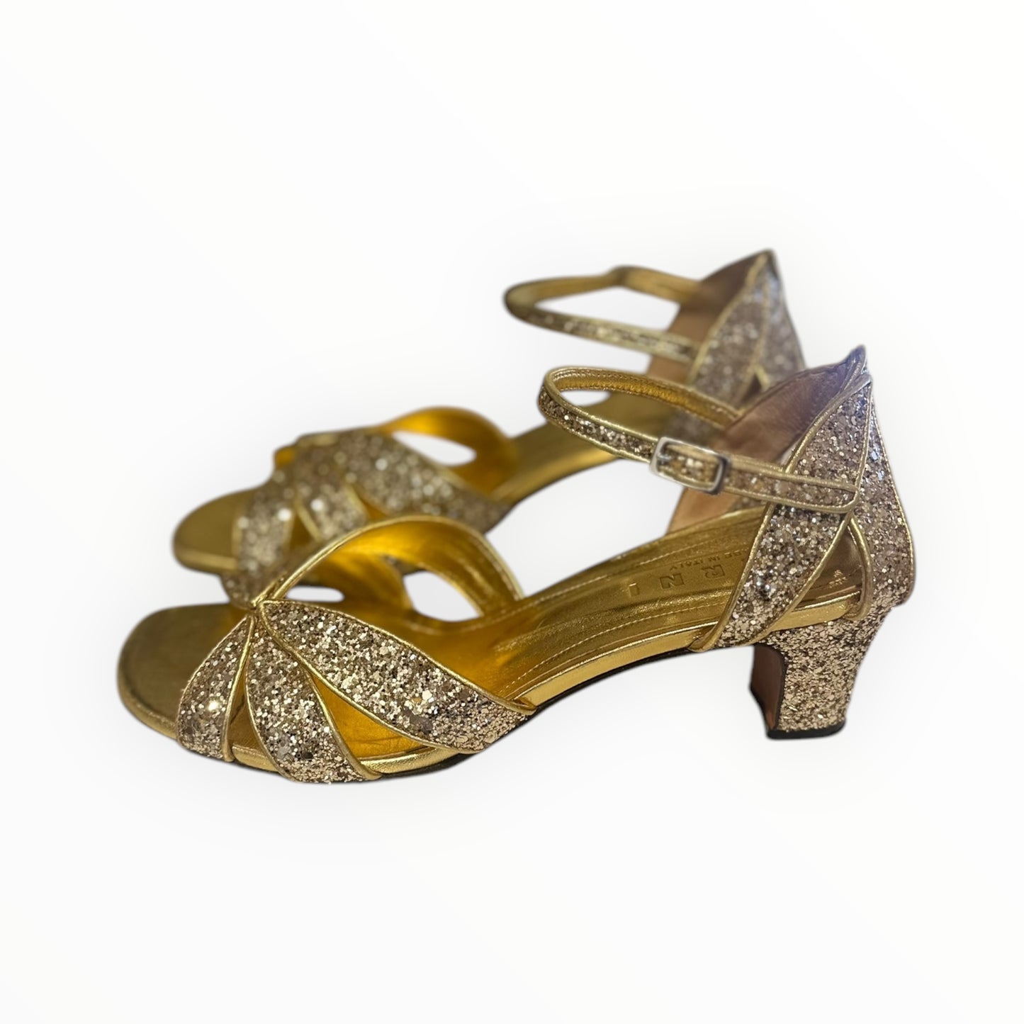 Marni Glitter Sandals - Gold - Size 39