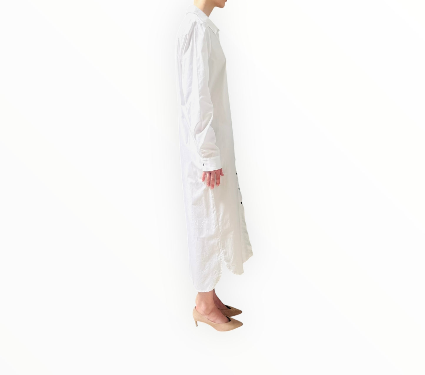 Rika Studios Shirt Dress - White - Size S