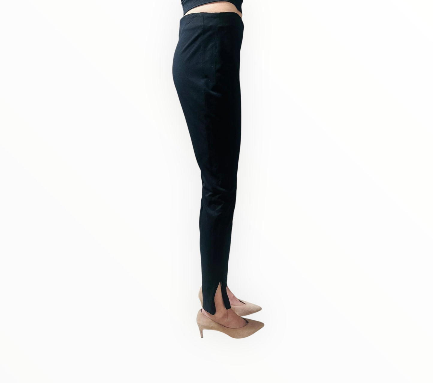 Balenciaga Straight Leg Pants with Zips - Black - Size 42