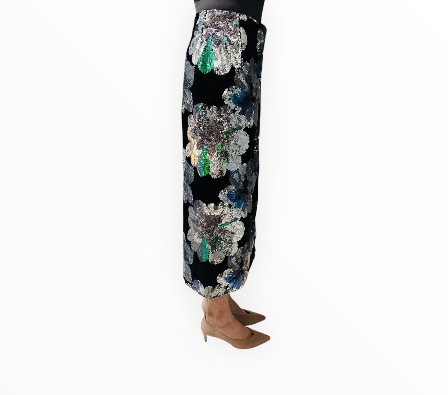 Sabina Musayev Kemi Skirt - Black Multi - Size M