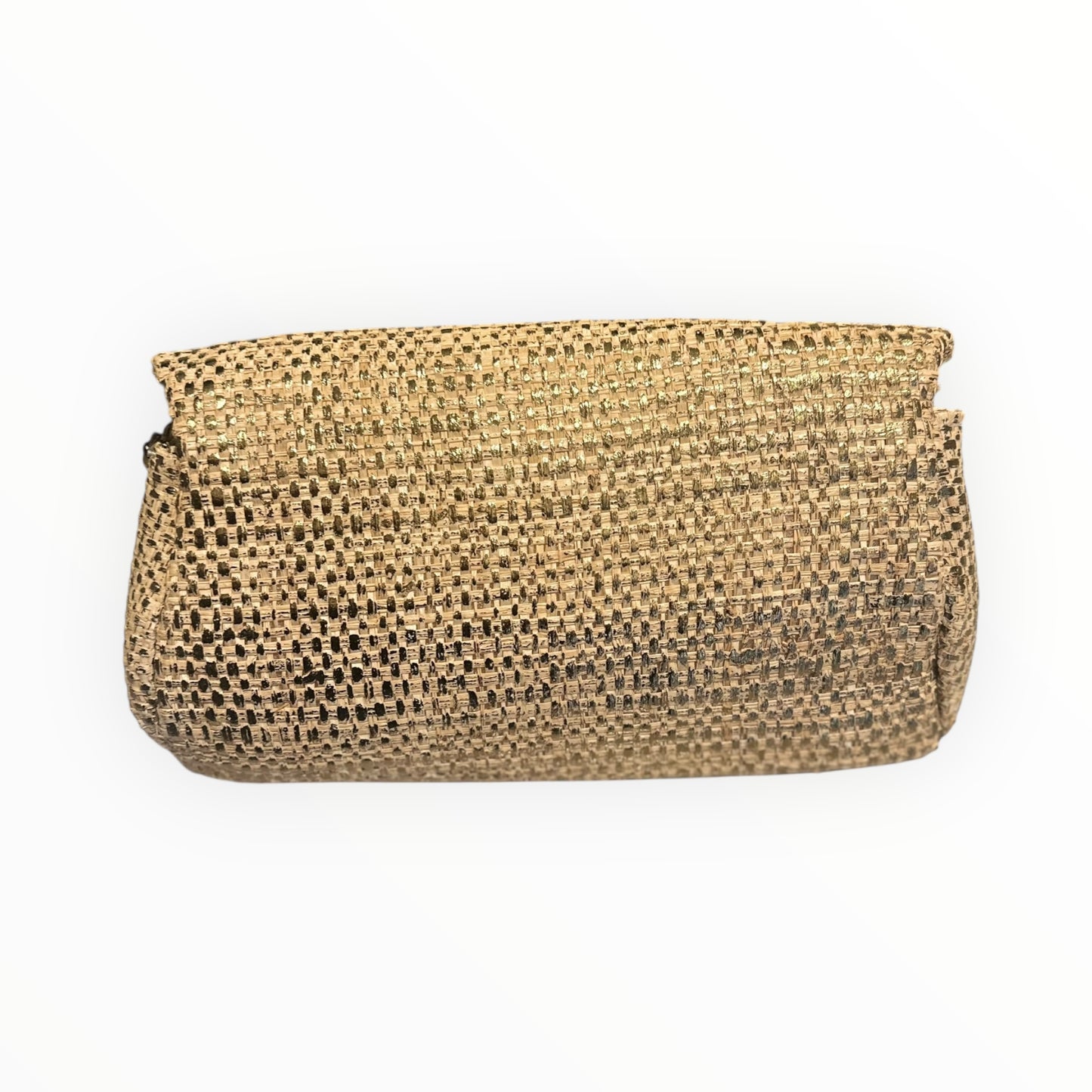 Maria La Rosa Raffia Shoulder Bag - Gold