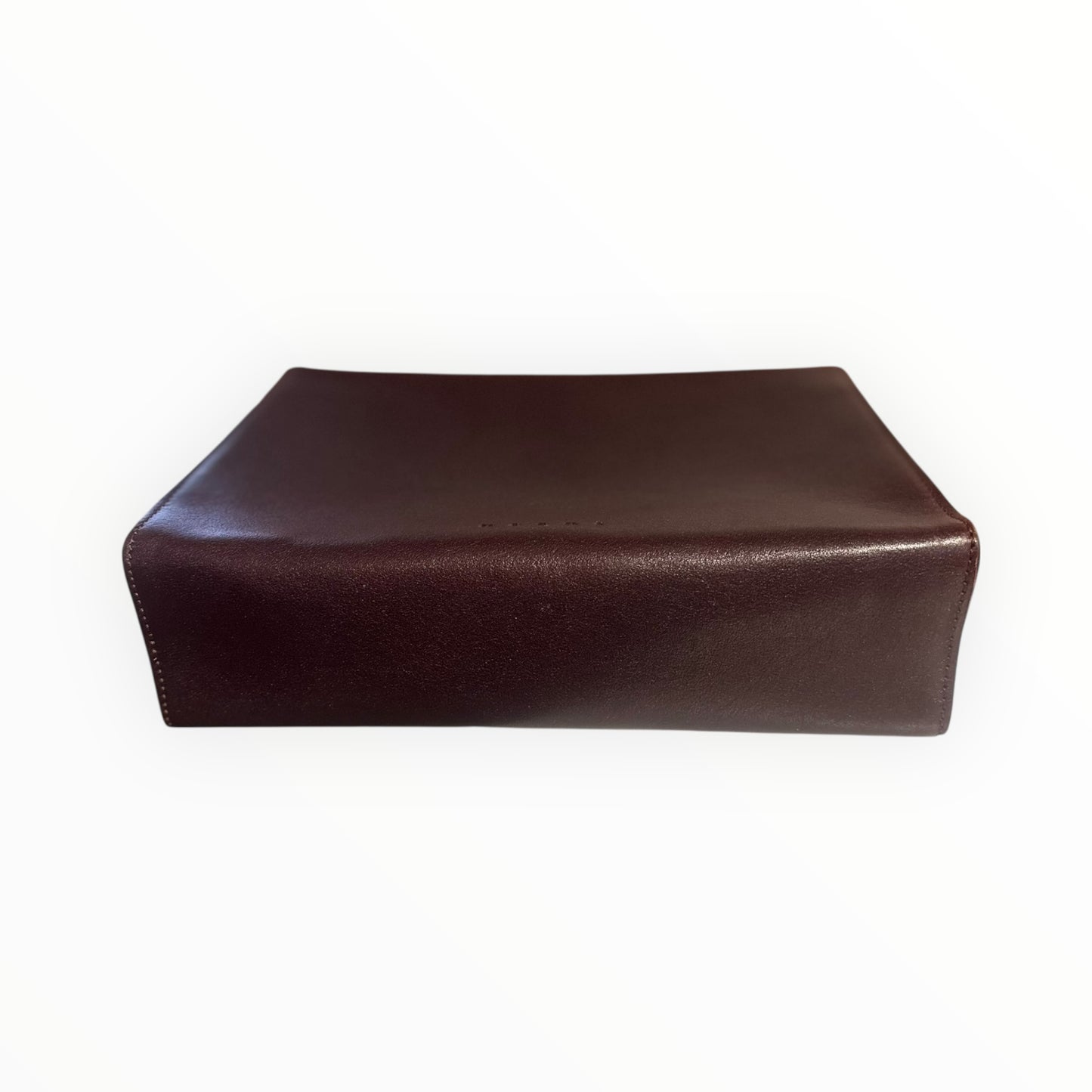 Marni Crossbody Bag - Burgundy/Orange - Size W24cm x H17cm x D7cm