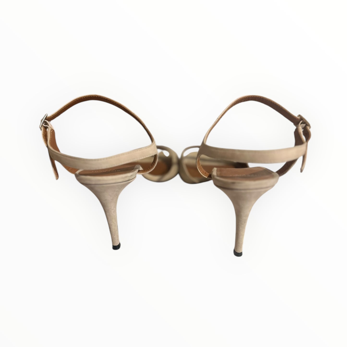 Givenchy Ankle Strap Sandals with gold detail - Dark Beige - Size 42