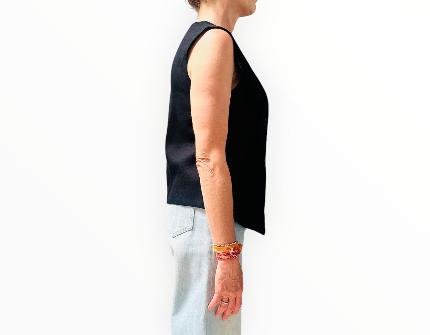 VVB by Victoria Beckham Vest - Black - Size 12