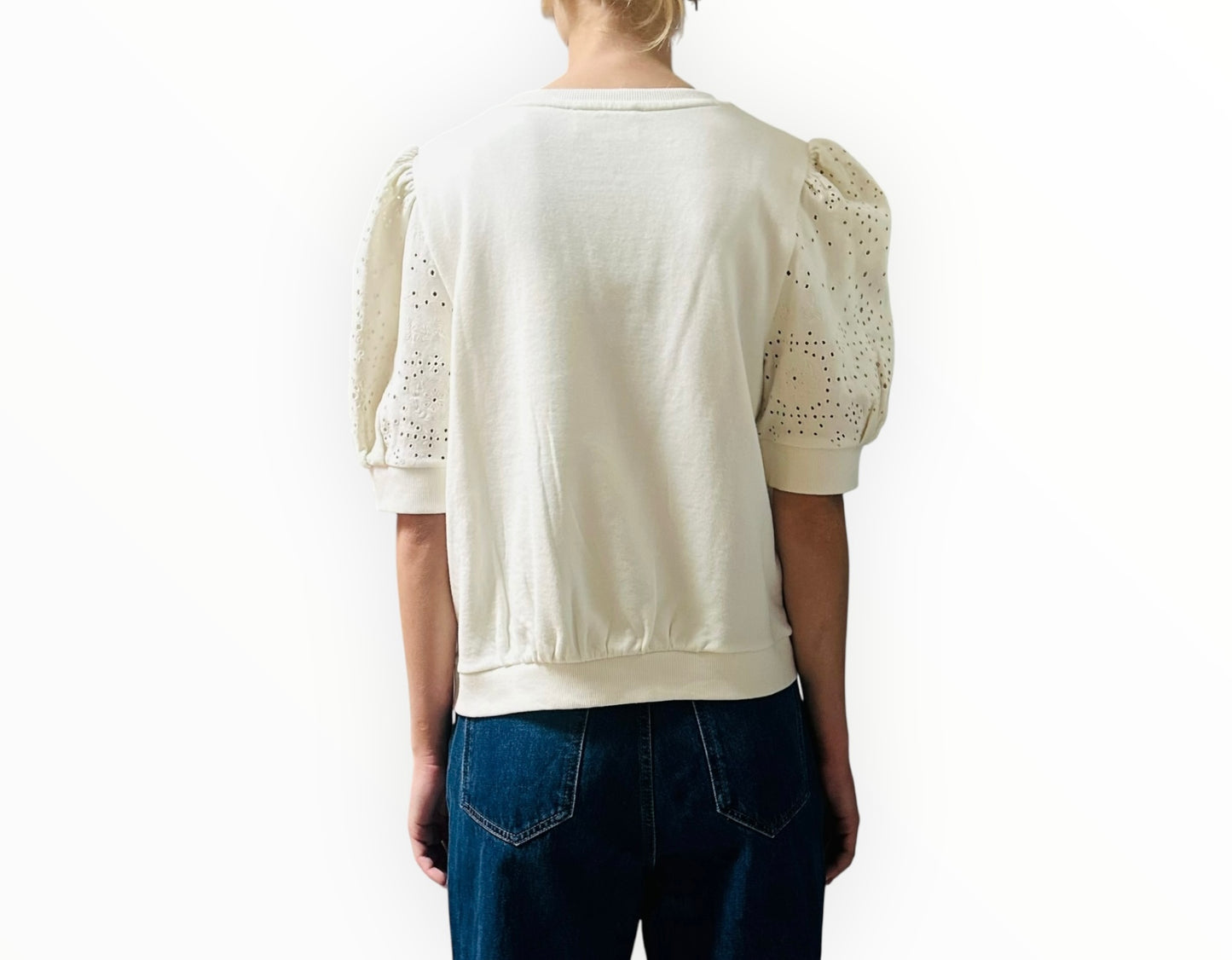 Ba&sh Lady Sweatshirt - Cream - Size 3