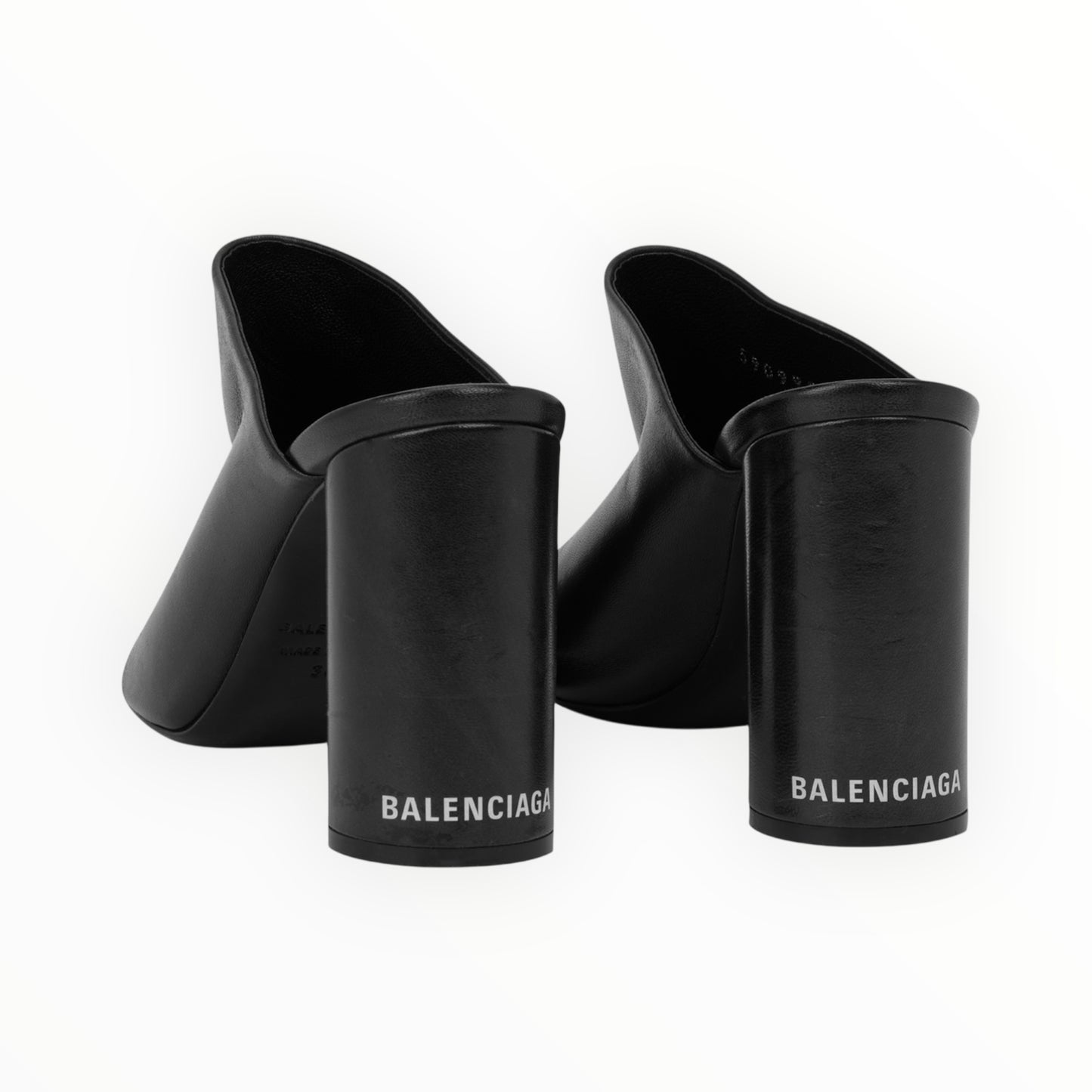 Balenciaga Slip-on Heels - Black - Size 40