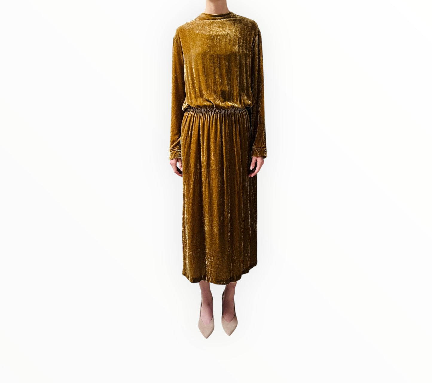 Zimmermann Velour Dress - Mustard - Size 3