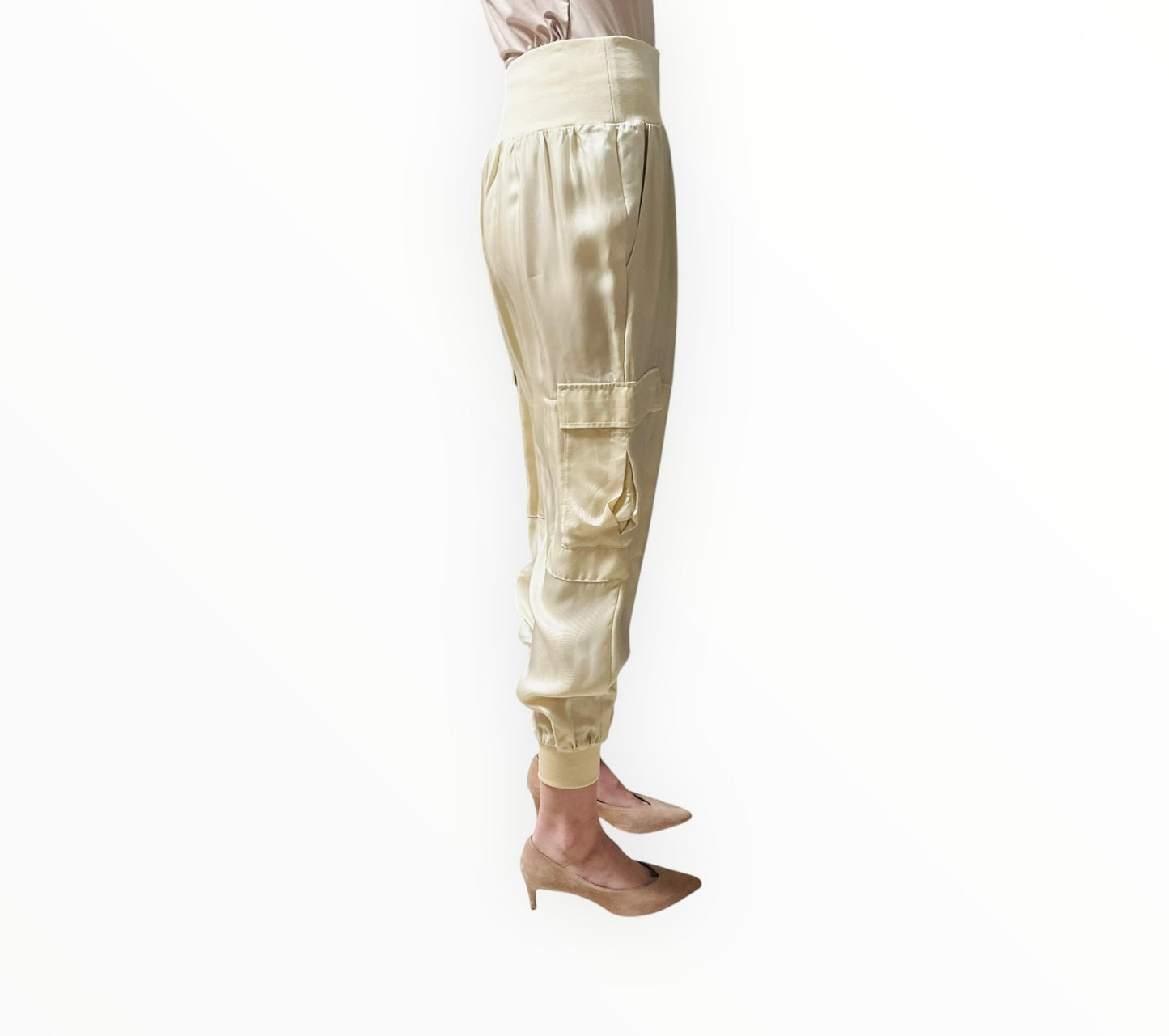 Cinq a Sept Giles Pants - Cream - Size S