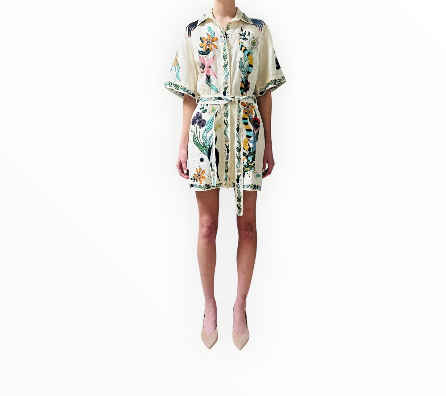 Alemais Meagan Mini Dress - Multi - Size AU6