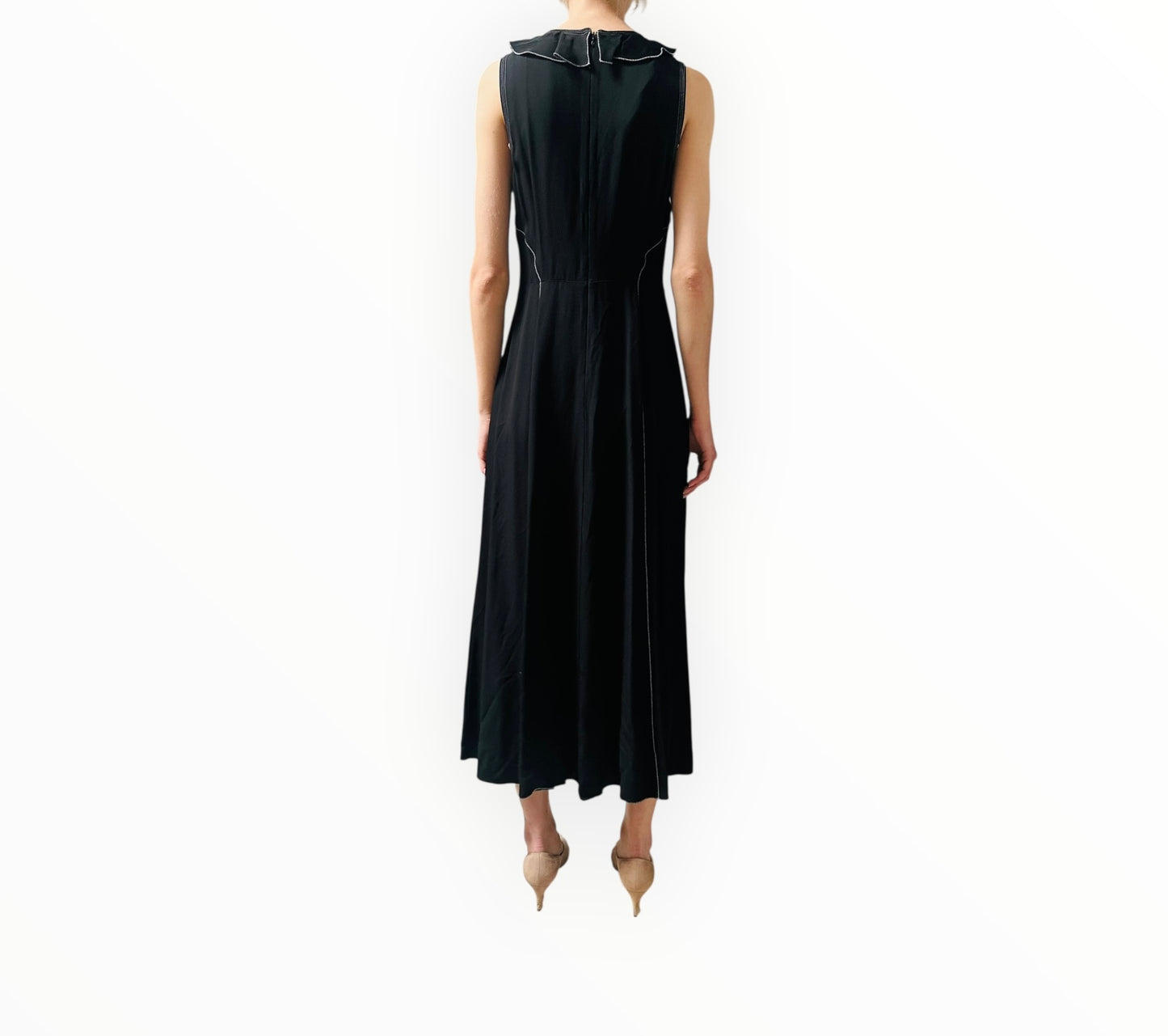 Ulla Johnson Lille Dress - Black Multi - Size AU8