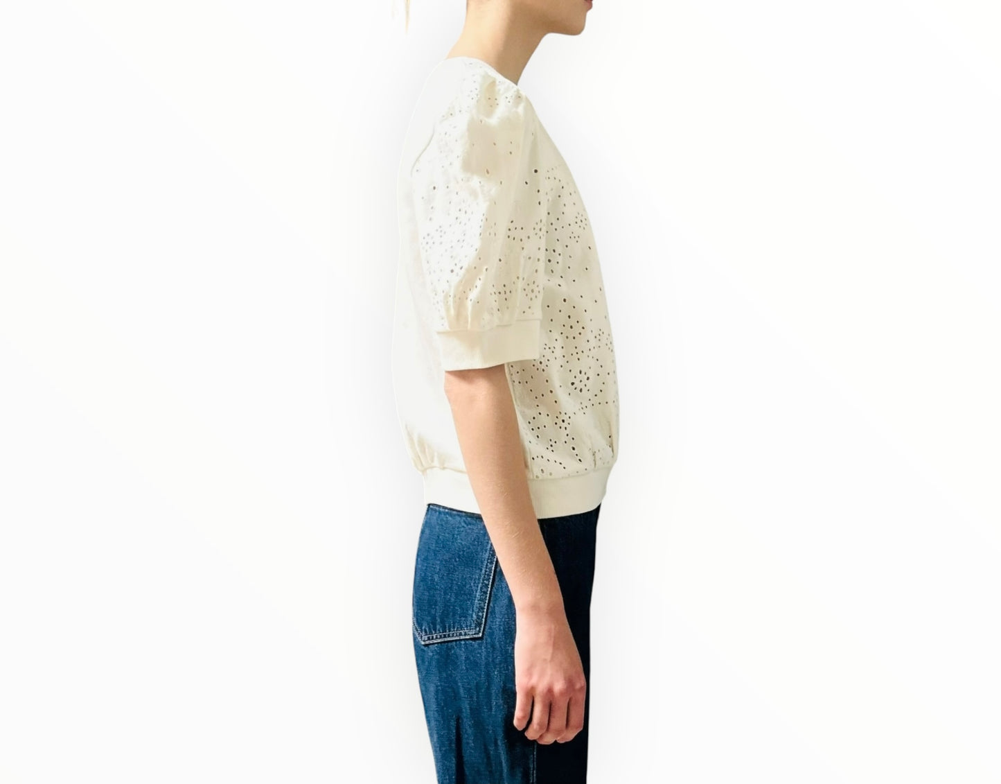 Ba&sh Lady Sweatshirt - Cream - Size 3