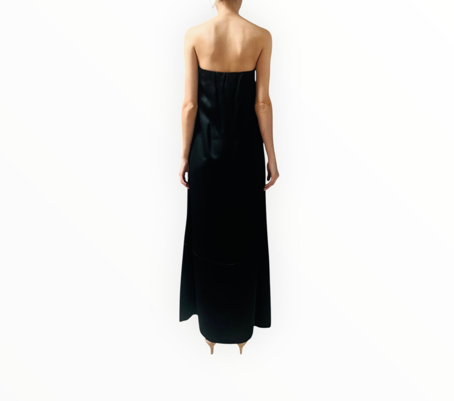 Esse Column Dress - Black - Size 10