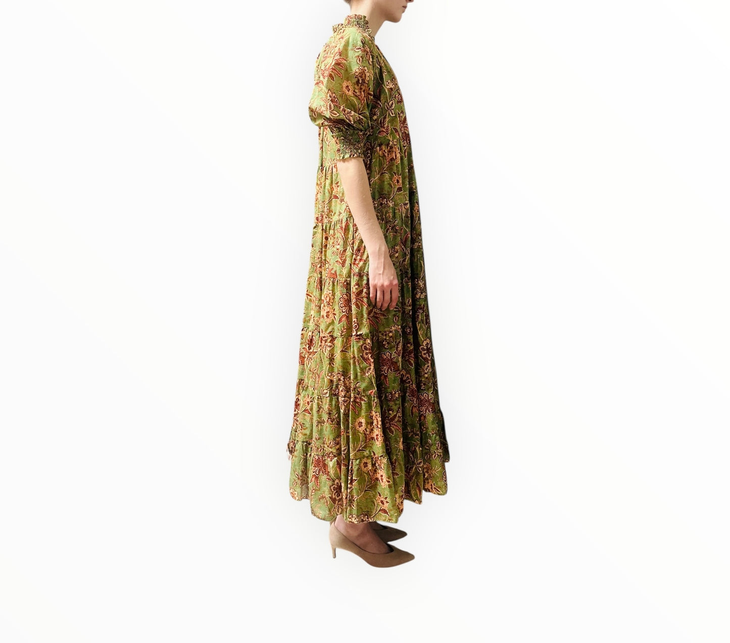 Zimmermann Junie Floral Cotton Maxi Dress - Multi - Size 3