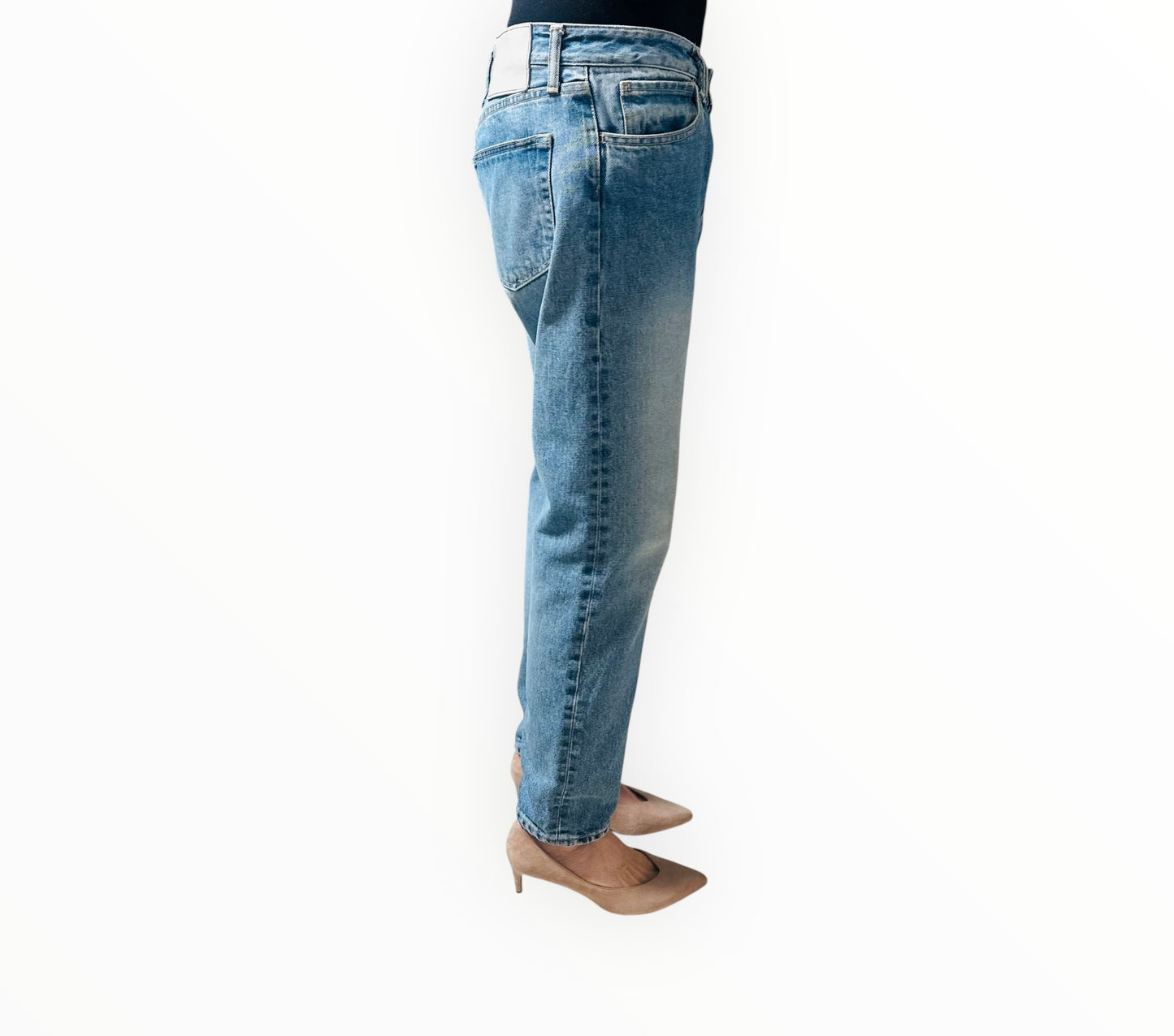 Bassike Classic Crop Jeans - Blue - Size 32