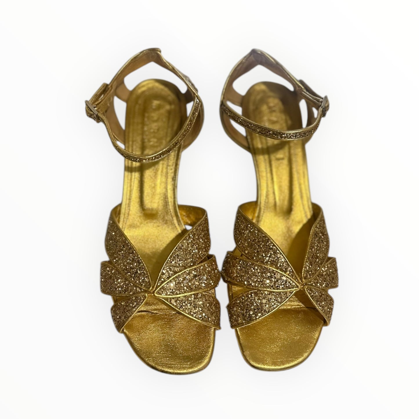 Marni Glitter Sandals - Gold - Size 39