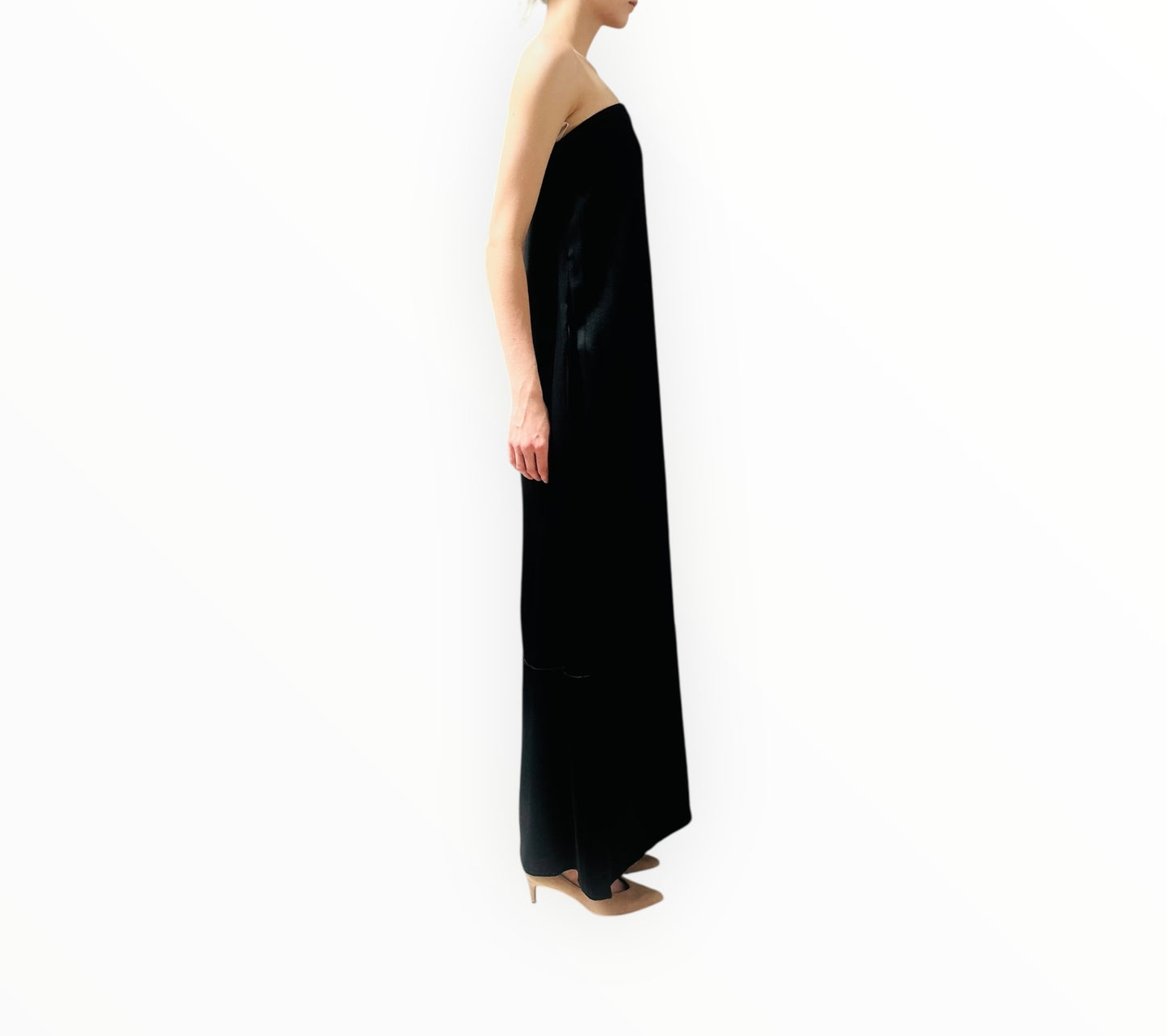 Esse Column Dress - Black - Size 10