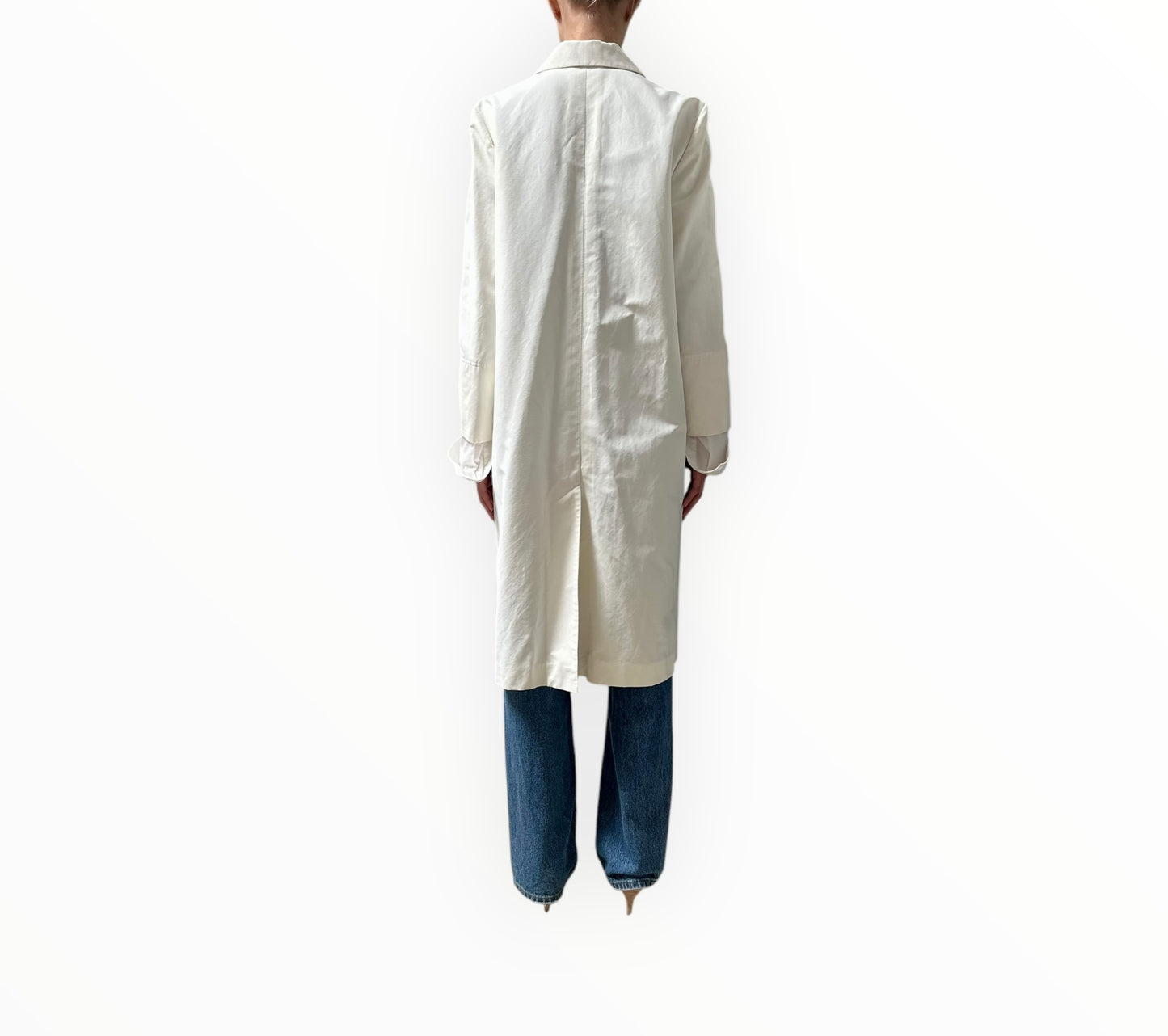 Lee Mathews Penny Coat - Off-White - Size 2
