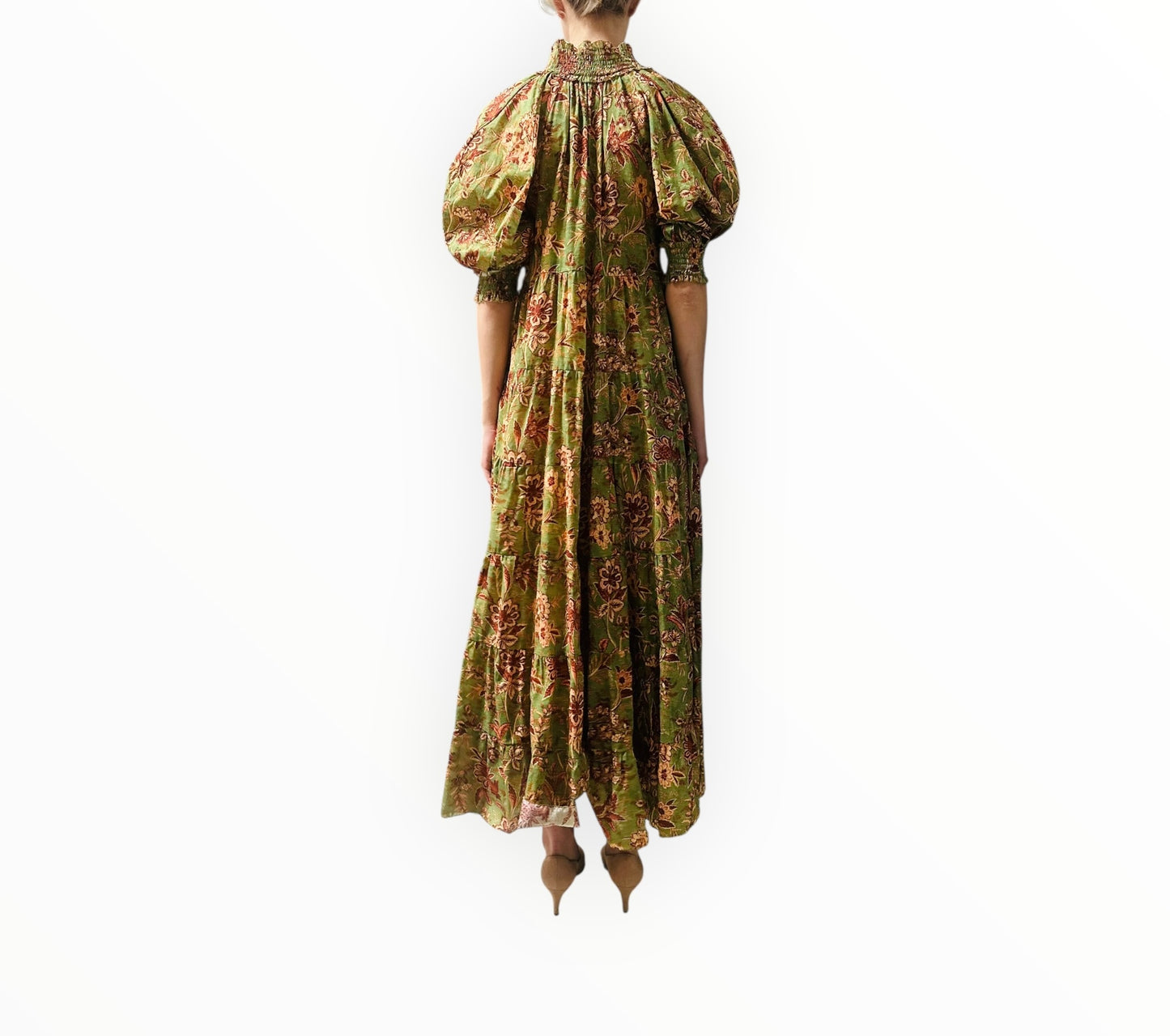 Zimmermann Junie Floral Cotton Maxi Dress - Multi - Size 3