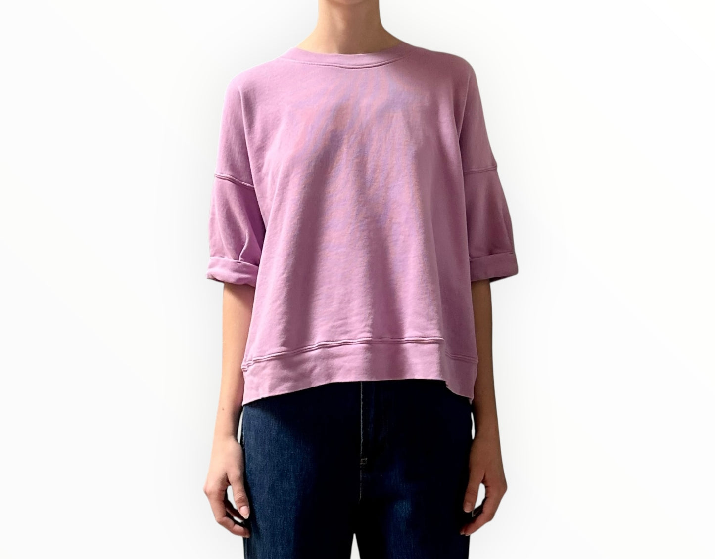 Xirena Short Sleeve Cotton Sweat - Musk - Size S