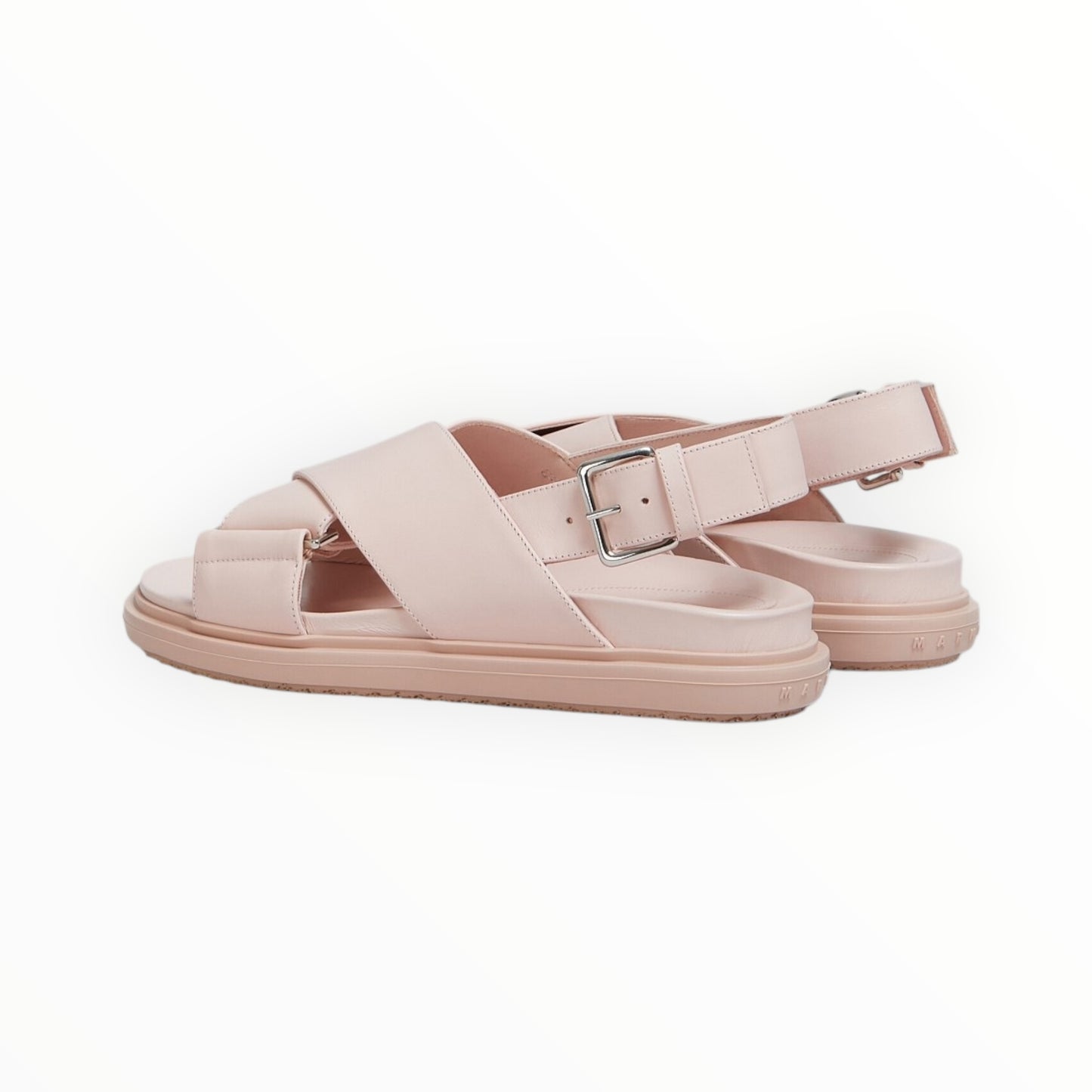 Marni Fussbett Sandals - Champagne - Size 39