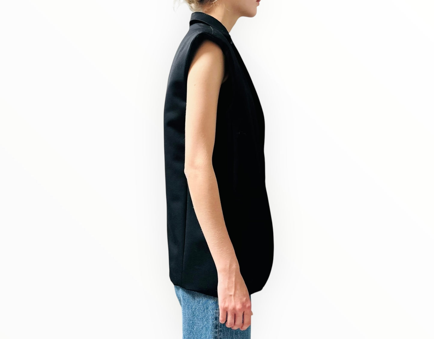 Anine Bing Wool Vest -Black - Size 32- XS