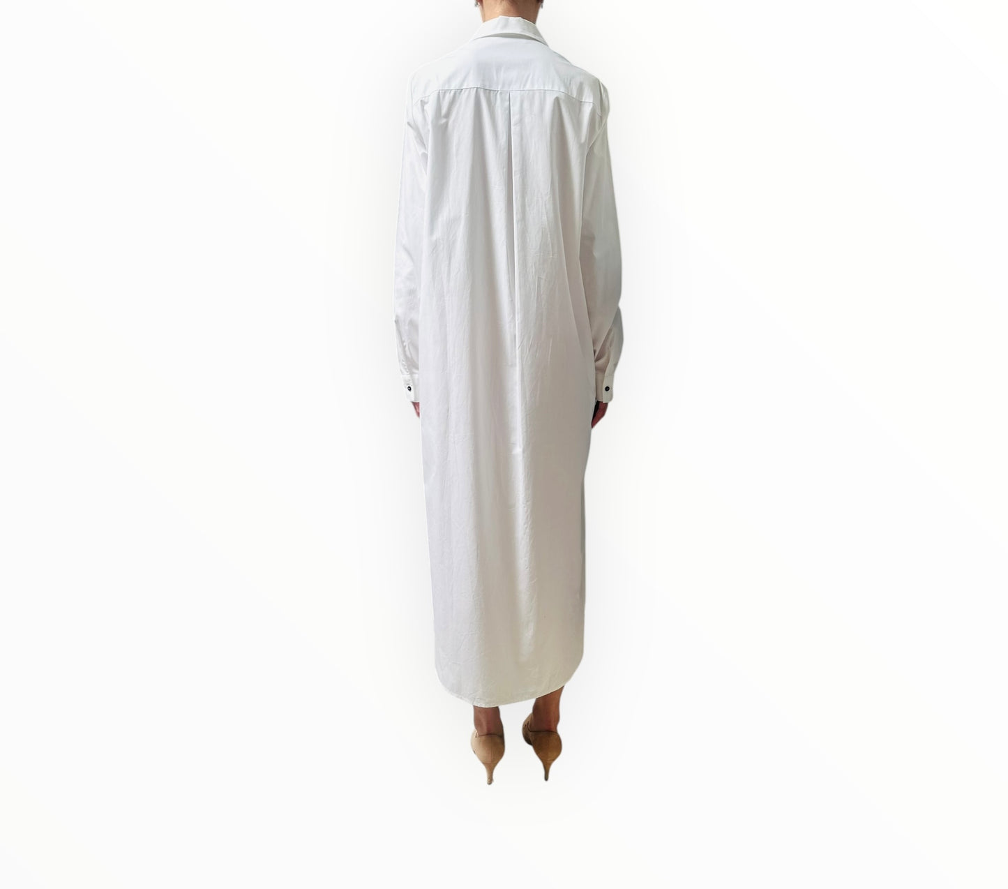 Rika Studios Shirt Dress - White - Size S