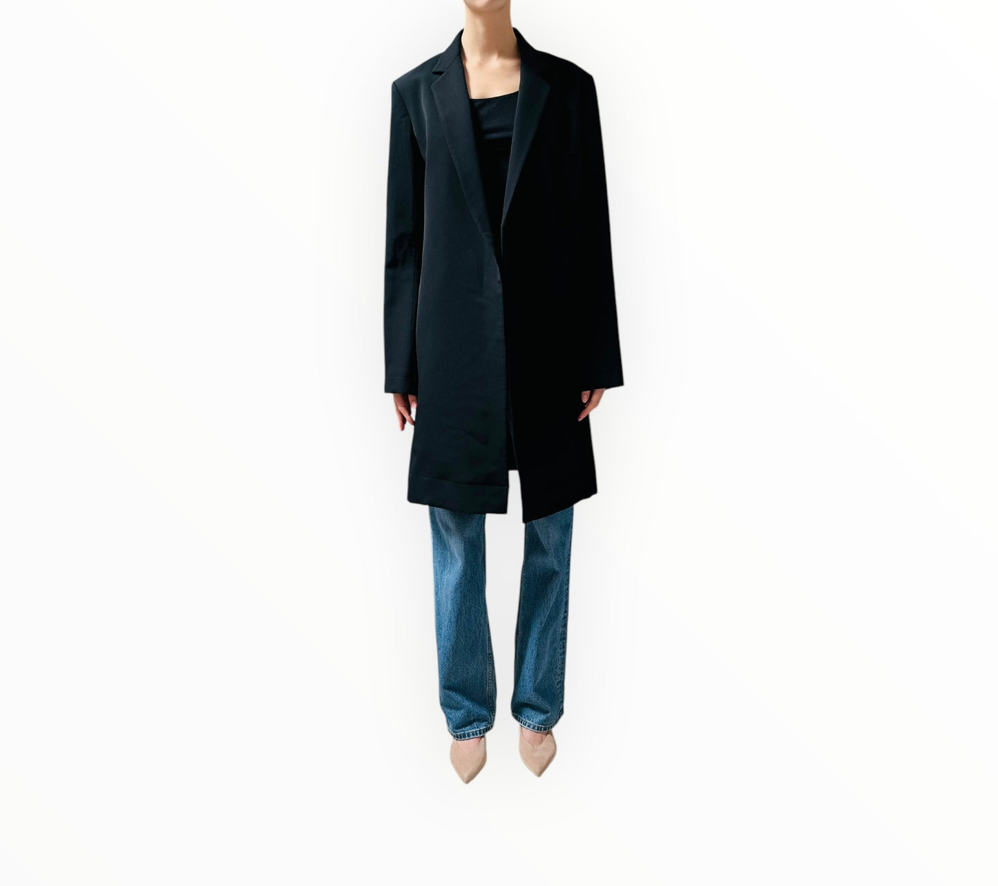 Scanlan Theodore Long Blazer - Black - Size M