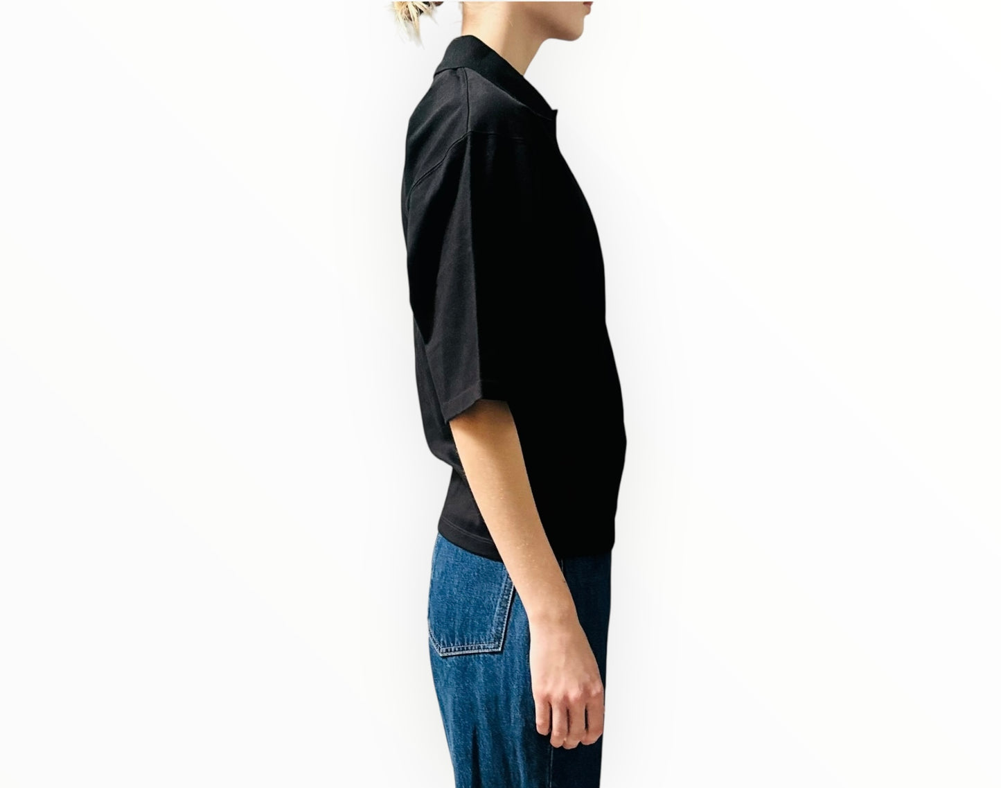 Camilla and Marc Nerine Polo Shirt - Black - Size AU8