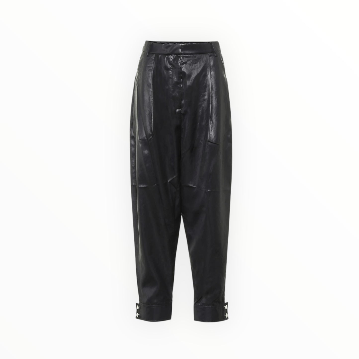 Tibi Liquid Drape Carrot Pants - Navy - Size 12
