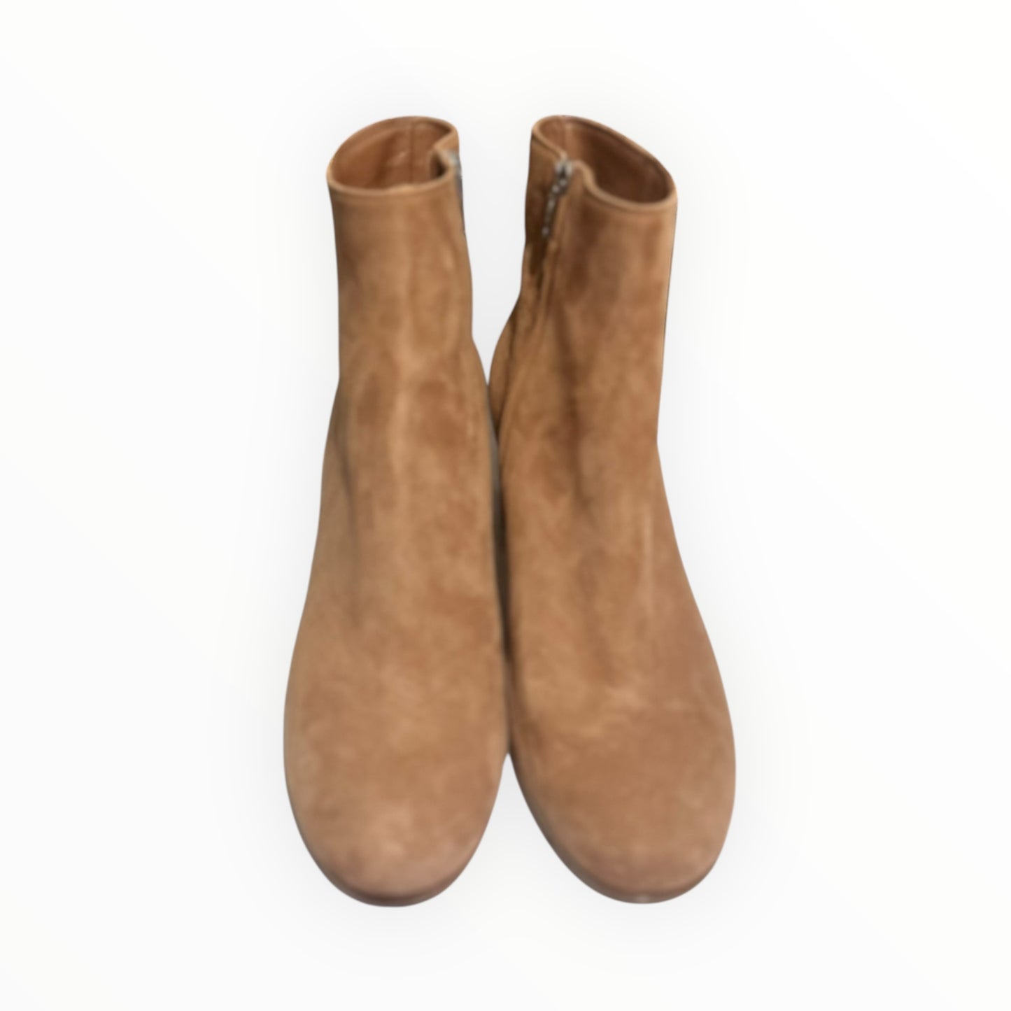 Gianvito Rossi Joelle Suede Ankle Boots - Blush - Size 40