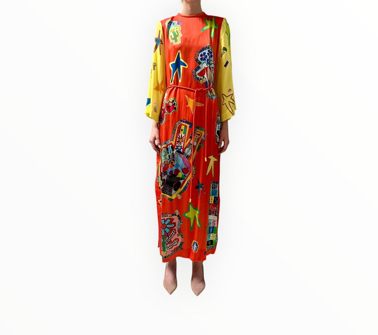 Alemais Players Midi Dress - Multi - Size AU8