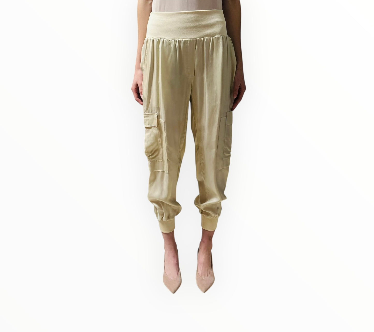 Cinq a Sept Giles Pants - Cream - Size S