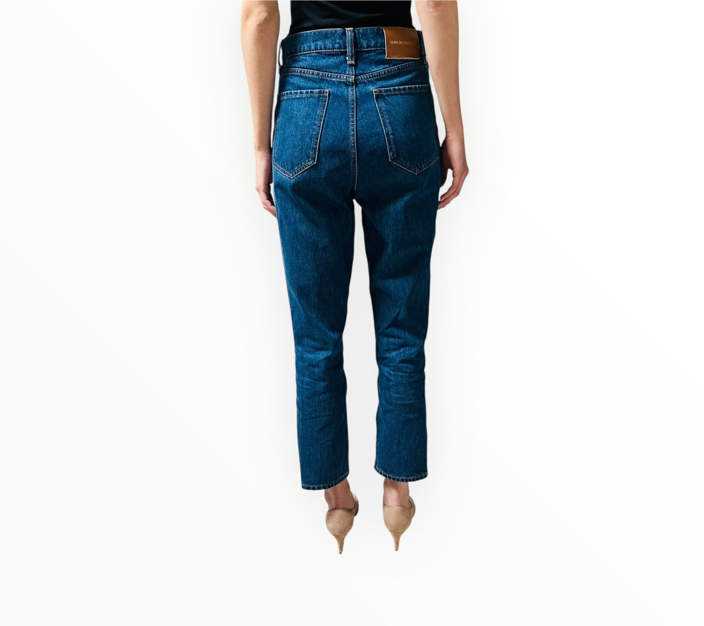 Scanlan Theodore Straight Leg Jeans - Blue - Size W26
