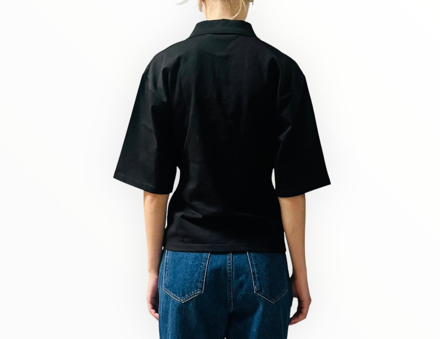 Camilla and Marc Nerine Polo Shirt - Black - Size AU8
