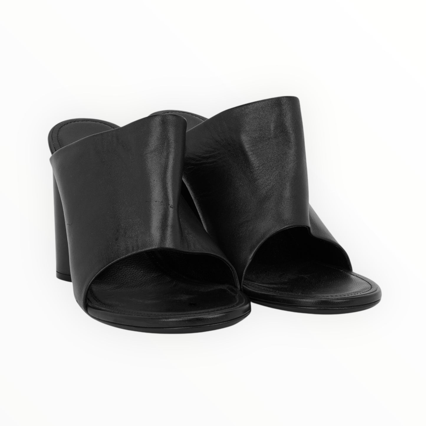 Balenciaga Slip-on Heels - Black - Size 40