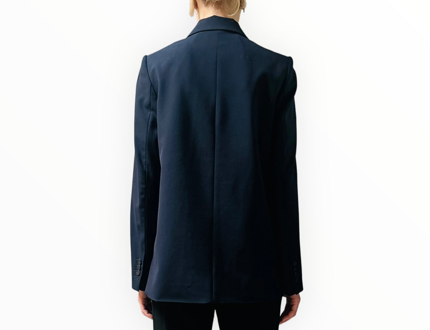 Theory Piazza Stretch Wool Jacket - Navy - Size AU8