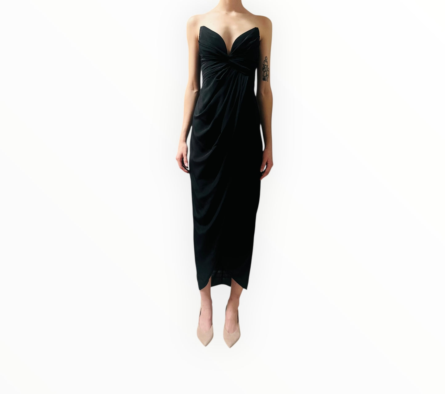 Zimmermann Strapless Silk Dress - Black - Size 2
