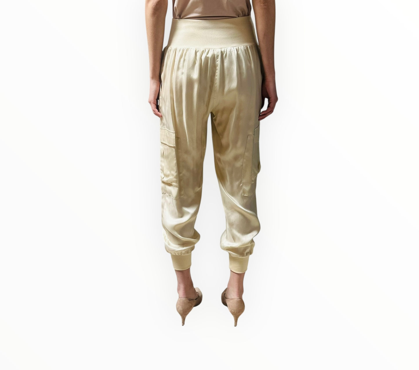 Cinq a Sept Giles Pants - Cream - Size S