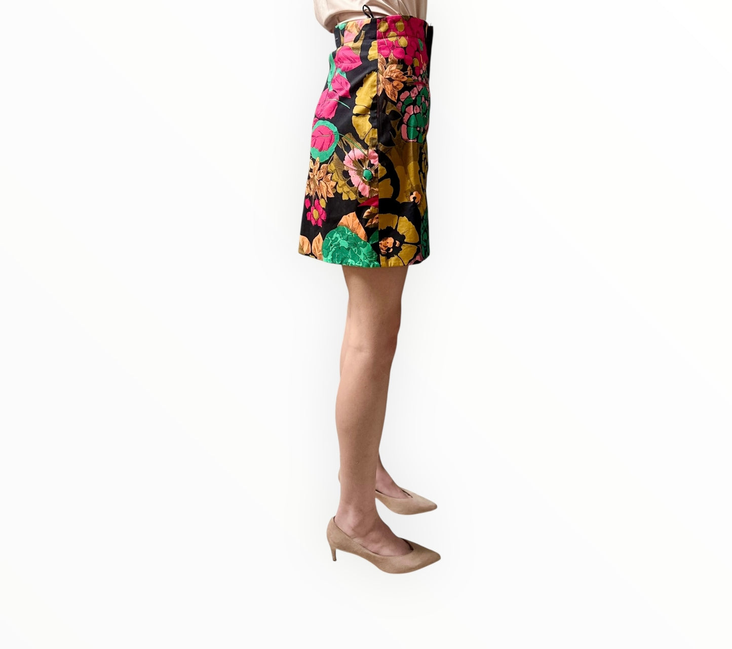 Scanlan Theodore Printed Mini Skirt - Multi - Size AU8