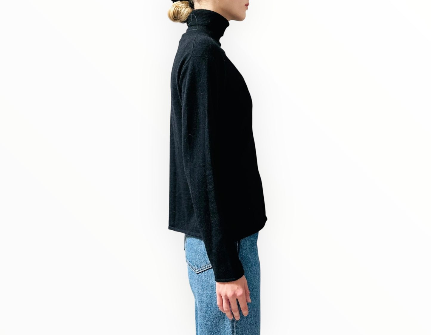 House of Cashmere Turtleneck - Black - Size S