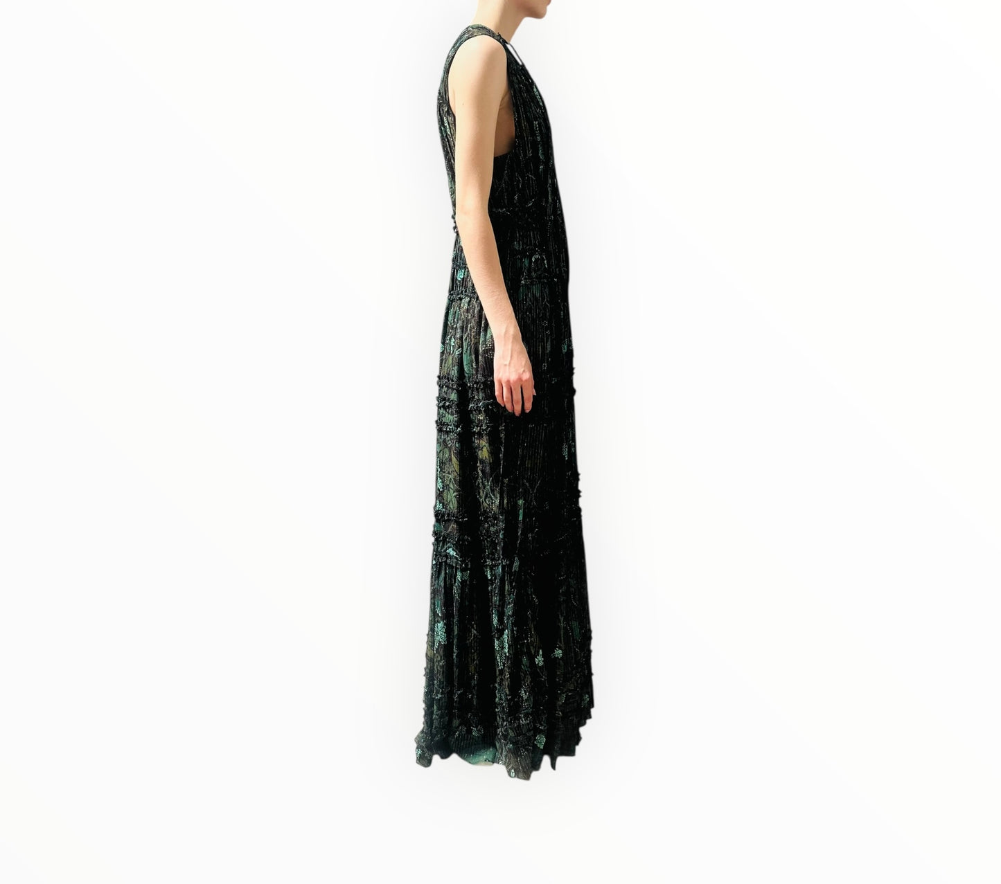 Ulla Johnson Fiona Dress - Rainforest - Size AU12
