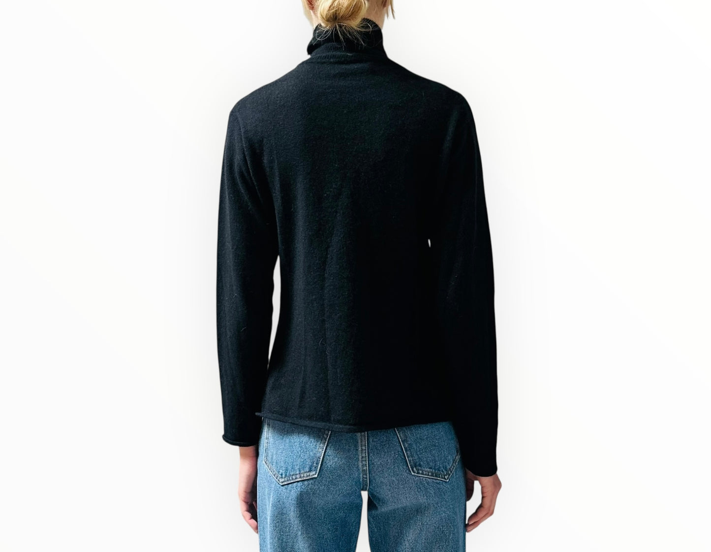 House of Cashmere Turtleneck - Black - Size S