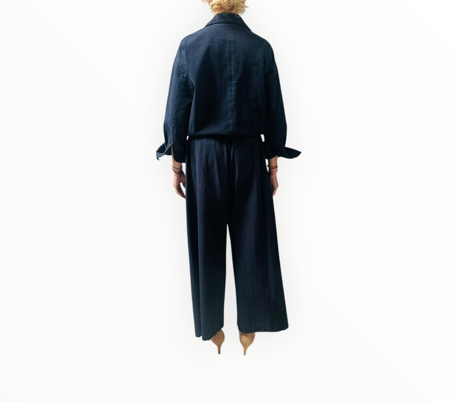 Raey Boilersuit - Navy - Size 8