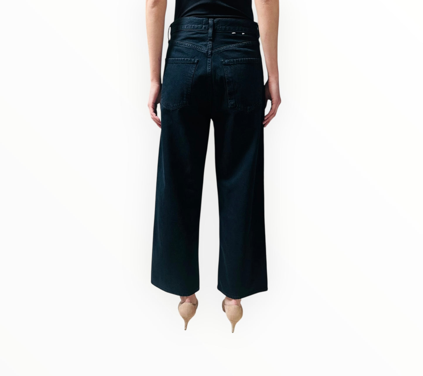 AGolde Ren Jeans - Black - Size 27