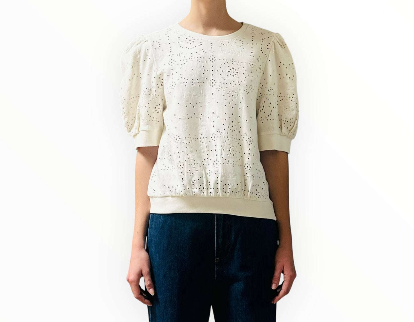 Ba&sh Lady Sweatshirt - Cream - Size 3