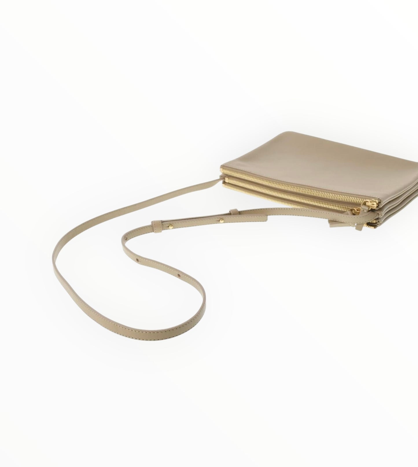 Celine Large Trio Crossbody - Beige