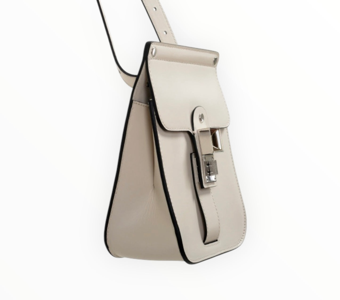 Proenza Schouler Leather Crossbody Bag - Cream