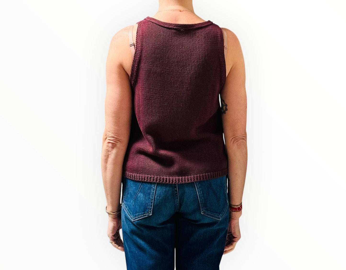 Jac + Jack Cutaway Knit - Chocolate - Size M