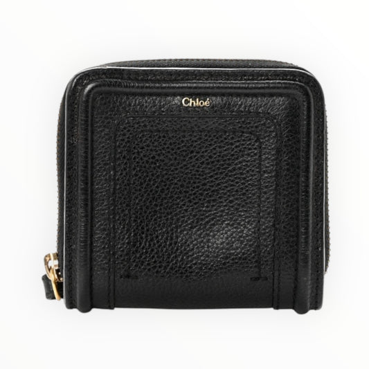 Chloe Wallet with Zip - Black