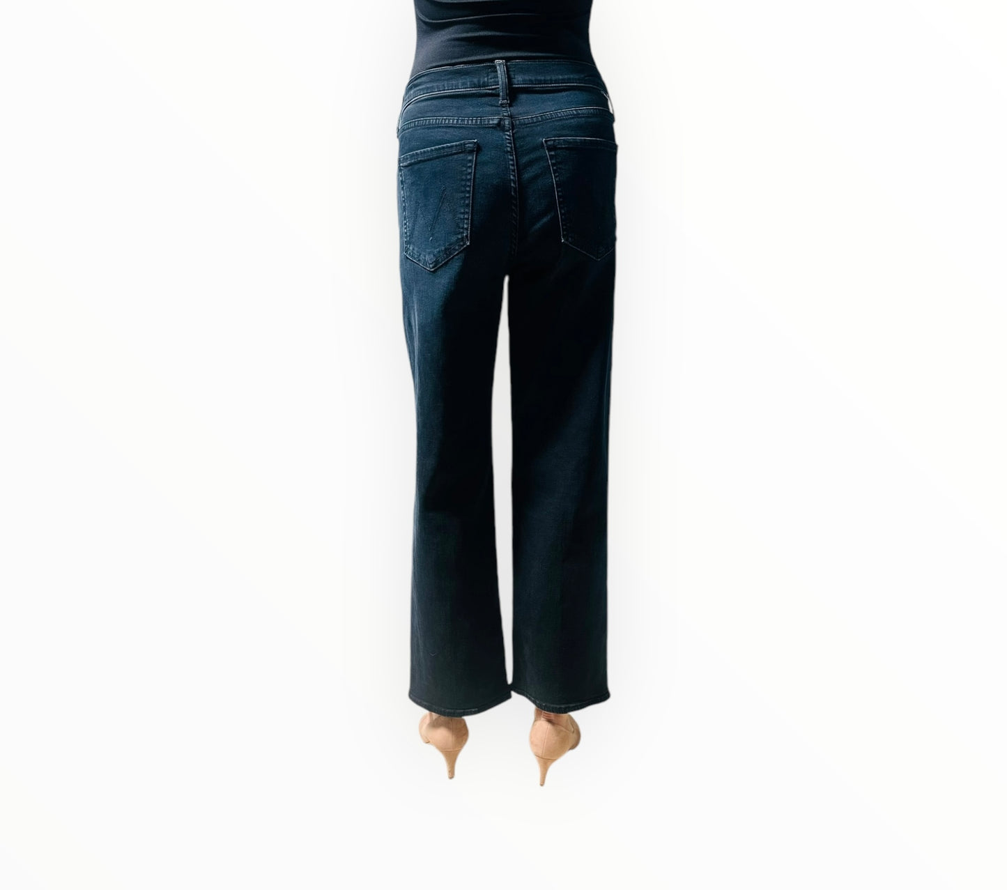 Mother Straight Leg Jeans - Dark Blue - Size 28